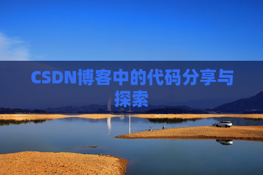 CSDN博客中的代码分享与探索